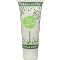 Dentifricio bio natural - canapa, menta e salvia - d004