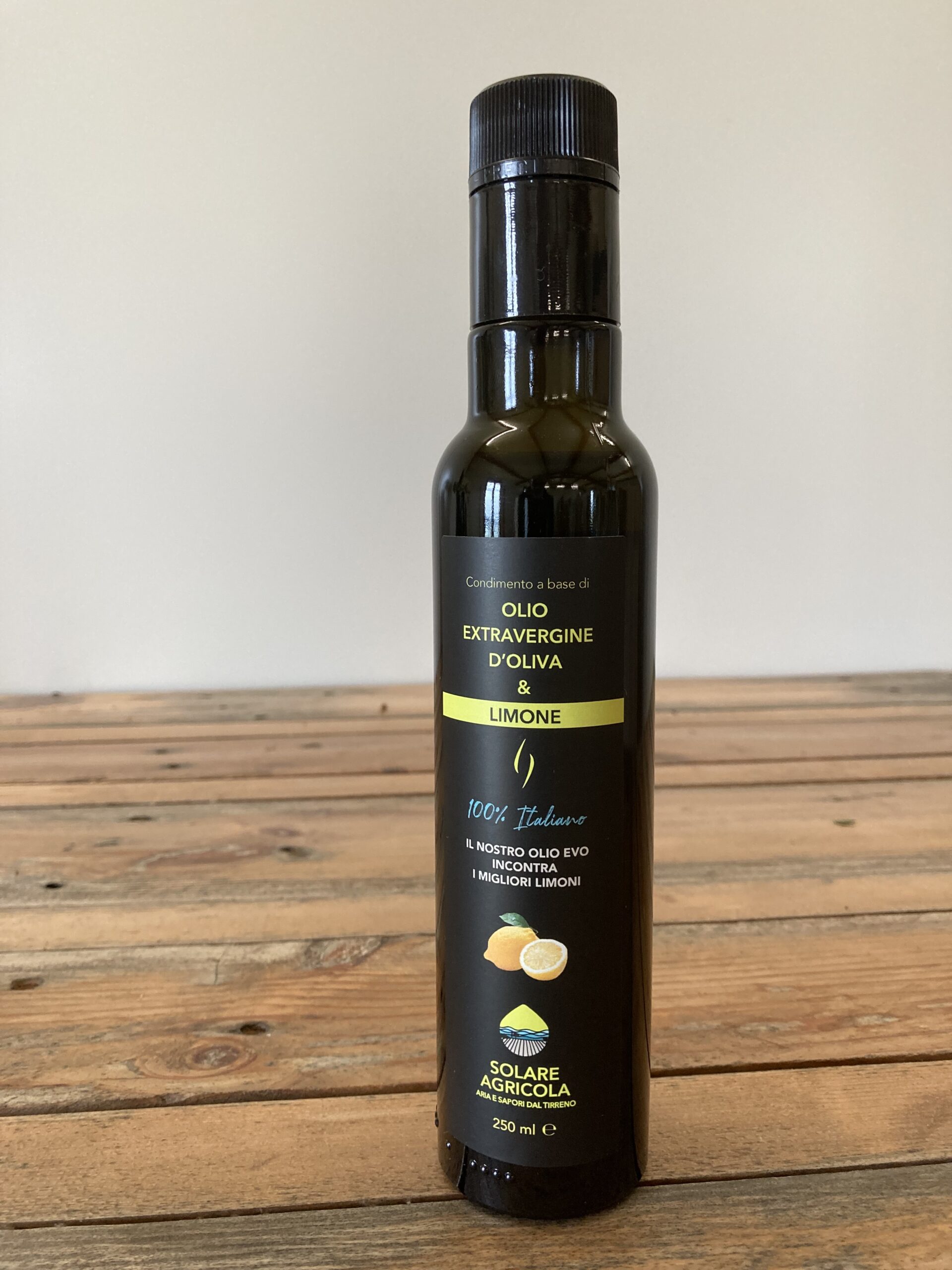 Bottiglia da 250 ml Condimento a base di Olio EVO e limone